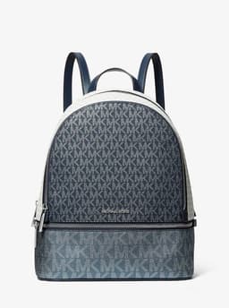 Mochila Rhea Metallic Signature Azul TALLA UNICA