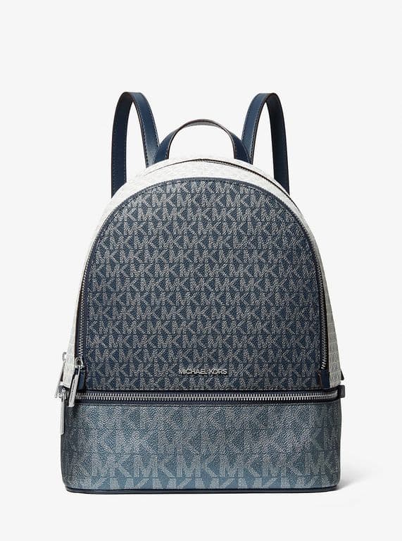 Mochila Rhea Metallic Signature Azul TALLA UNICA