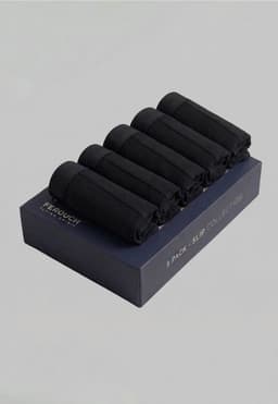 Pack Slip 5 Negro Black Negro S
