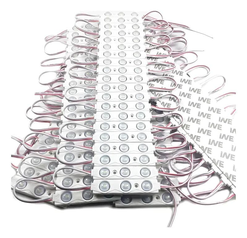 Pack 200 Modulos Led 12v 1.2w 2835 Luz Calida