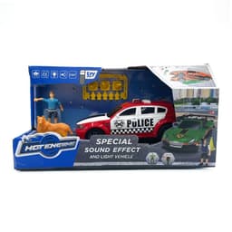 Auto Policial con Efectos, Luz y Sonido