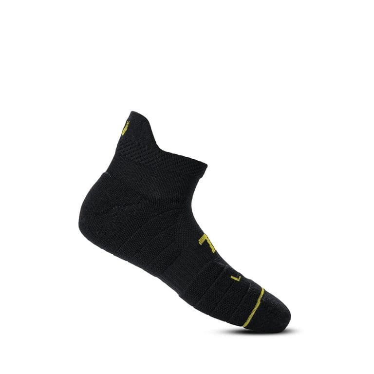 Calcetin Tobillero Lehinde NegroAmarillo Tenis Padel Negro 35-38