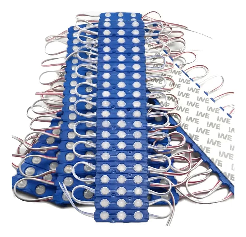 Pack 200 Modulos Led 12v 1.2w 2835 Azul