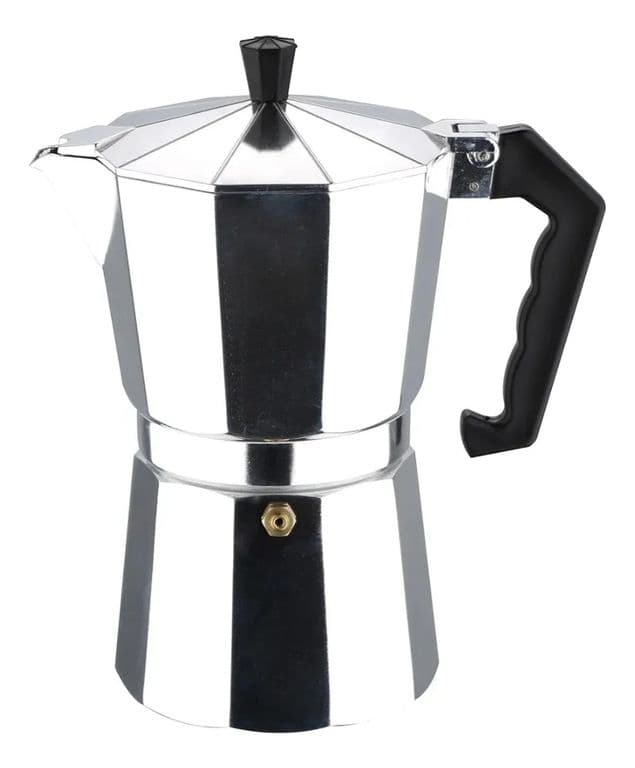 Cafetera 12 Tazas Aluminio Bolonia