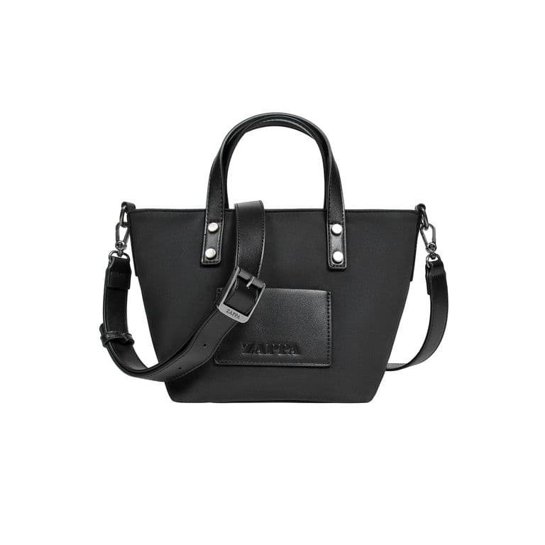 Cartera Bandolera Efecto Gamuza Negro TALLA UNICA