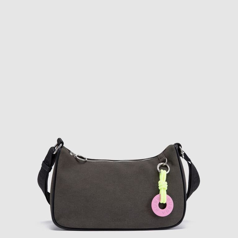 Cartera Purse Suede Brown Essentials Cafe TALLA UNICA