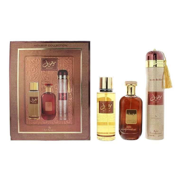 Mousuf Edp 100 Ml + Bs 250 Ml + Deso A 300 Ml Set 3 Pcs 100 ML