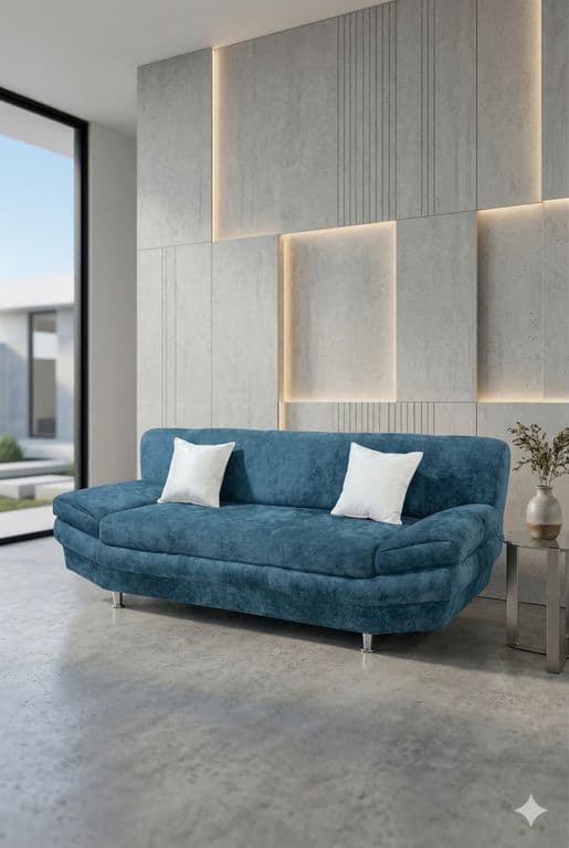 SOFA ITALIA AZUL FELPA Azul denim