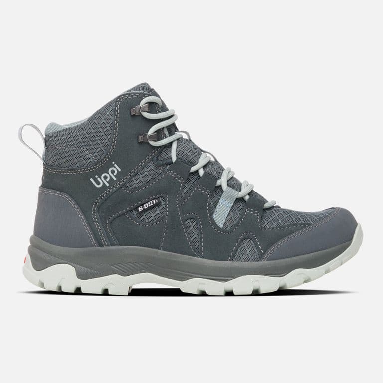 Botin Mujer Tellus Mid Acero Oscuro Gris Oscuro 35