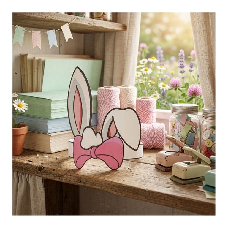 Pack 50 Cintillos Orejas De Conejo Pascua Resurreccion Carton Nina