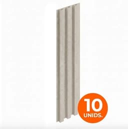 Wall Panel WPC Decorativo Gris Patagonia, 240x16, 22mm, Caja 10 Unids.