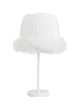 Lampara Velador Linea Cisne Blanco - Base Blanca (Infantil - Juvenil)
