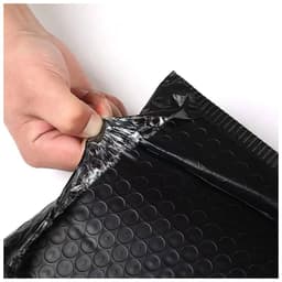 20 Bolsas Acolchadas Negras 15x24 cm Premium