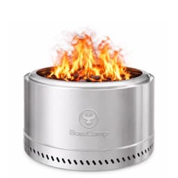 Brasero Fogon FireBoss Inferno XL Terraza Exterior Sin Humo 68 Cm BossCamp Silver