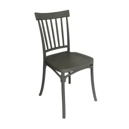 Silla Plastico Apilable Deco Viken Gris ...