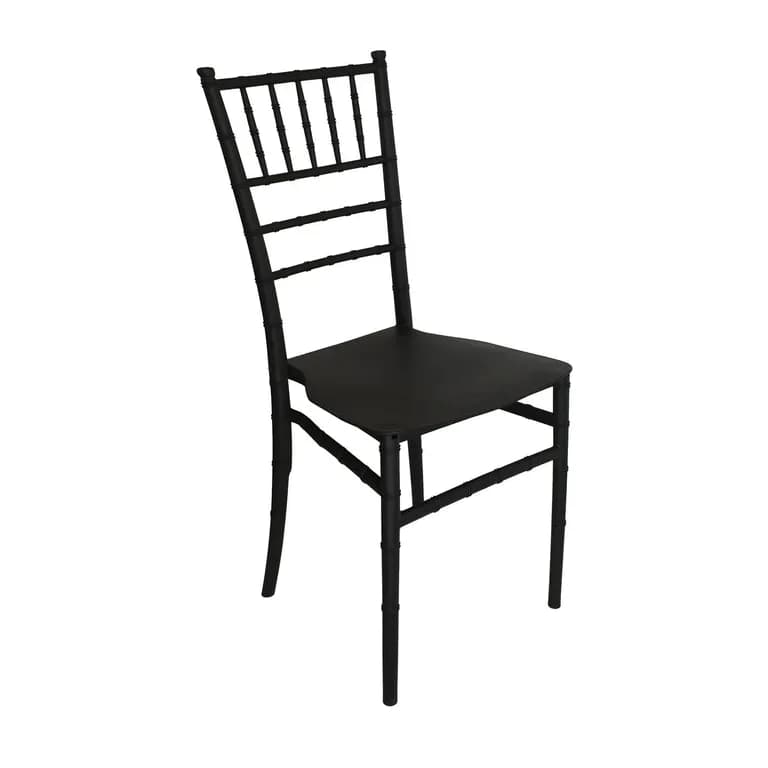Silla Plastico Apilable Deco Svenna Negra ...