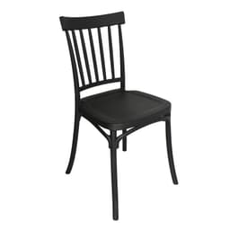 Silla Plastico Apilable Deco Viken Negra ...