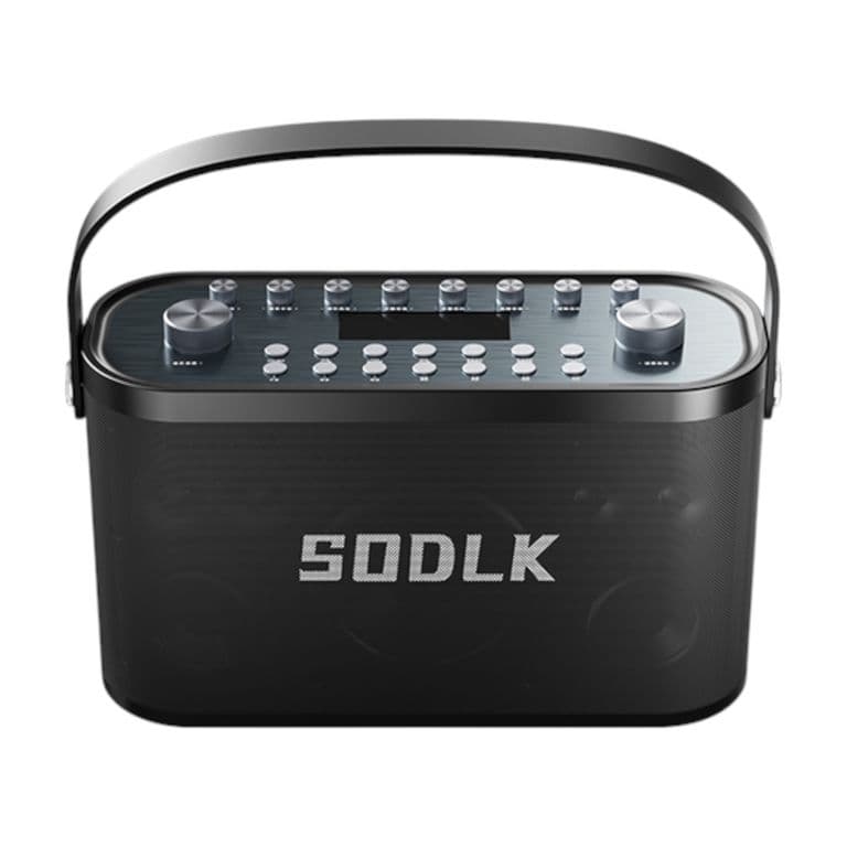 Parlante Altavoz Bluetooth 5.3 Karaoke 2 Mic 280W 24000mAh IPX5 TWS SODLK S1271PLUS