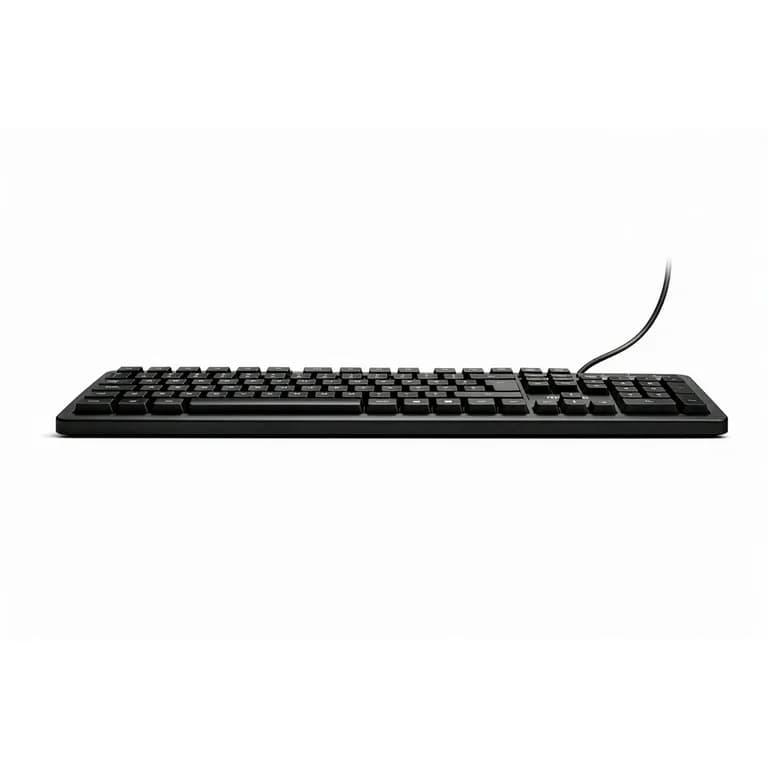 Teclado Basico KB-80 Conector Usb Negro