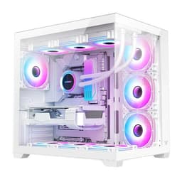 Gabinete Gamer - Lumina Cg85 Rgb - Sfuente - White