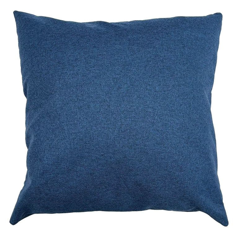 Funda Cojin Decorativo Diseno Lino Azul 45x45