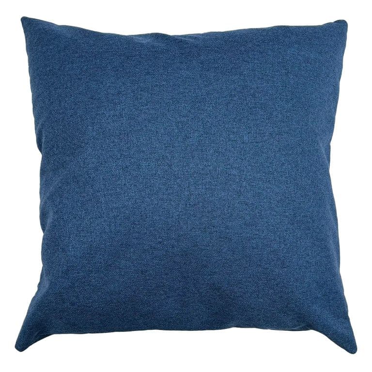 Cojin Decorativo Diseno Lino Azul 50x50 Relleno