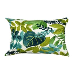 Cojin Decorativo Diseno Verde Botanico 80x40 Relleno