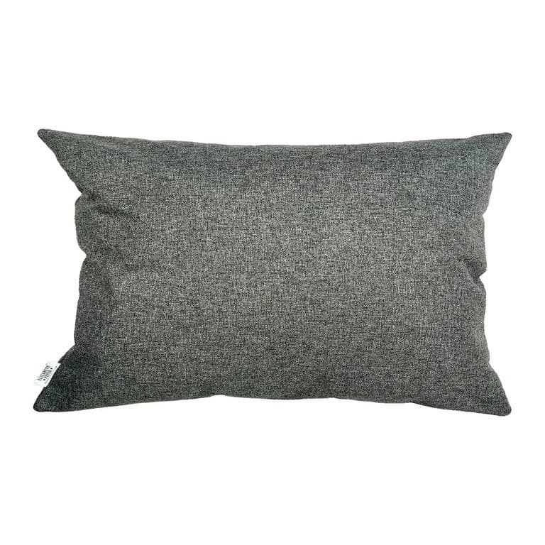 Cojin Decorativo Diseno Lino Gris 60x40 Relleno