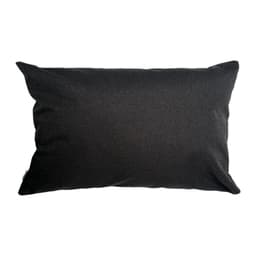 Cojin Decorativo Diseno Lino Negro 50x30 Relleno