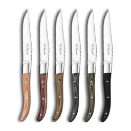 SET 6 CUCHILLOS CARNE MIX COLORES LOUIS