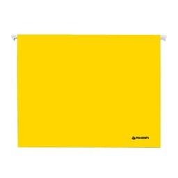 Pack 25 Carpeta Colgante Cartulina Oficio Amarilla