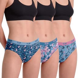 Calzon Pantaletas Algodon Con Elastico Pack 3 Stitch C4 Multicolor XS
