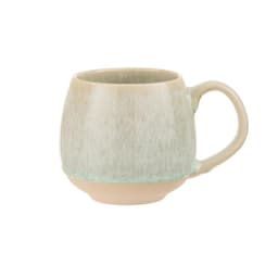 Taza Ceramica Acuarela Verde 360 ml