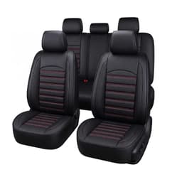 Fundas Cubreasientos Ecocuero Negro Universal