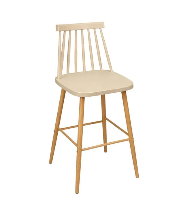 Taburete de Bar 65 cm Royal Estilo Nordico Beige