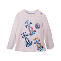 Polera Gris Nino PVD622-26MLG Gris 3 MESES