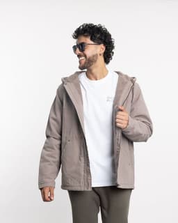 Chaqueta Canvas Hombre procesada y forrada Beige Beige S