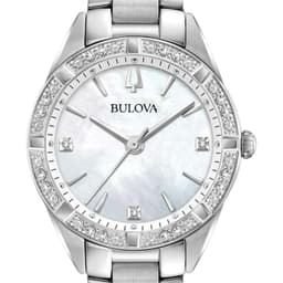 Reloj Mujer 96R228 Plateado 32