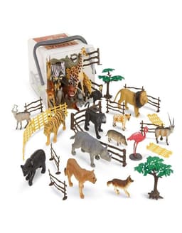 Balde Animales de la Jungla y Accesorios - 60 piezas