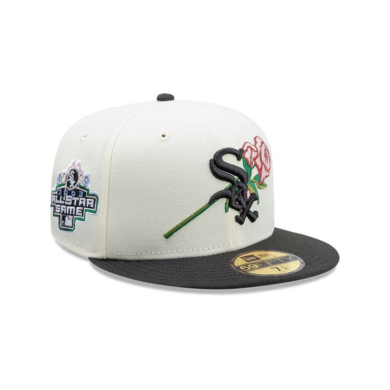 Gorra 59Fifty MLB Chicago White Sox MLB Pink Rose Blanco Blanco 7 1/8