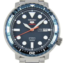 Reloj Hombre 5 Sports Srpc63j1 Made In Japan Plateado TALLA UNICA