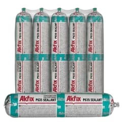 Pack 6 Sellador Poliuretano P635 Blanco Juntas Muros