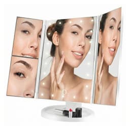 Espejo Plegable Aumento 1x2x3x 22 Led MR1307