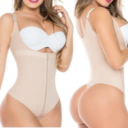 Faja Salome Body Brasilera Ref: 351 Alta Compresion Beige XS