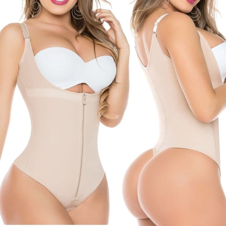 Faja Salome Body Brasilera Ref: 351 Alta Compresion Beige XS