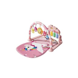 Alfombra Gimnasio Musical Con Piano Para Bebe Unicornio Rosado