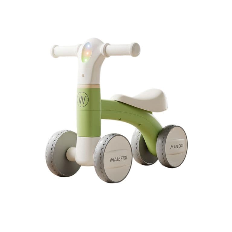 Andador Correpasillos Infantil De Equilibrio Con Musica Y Luces Verde