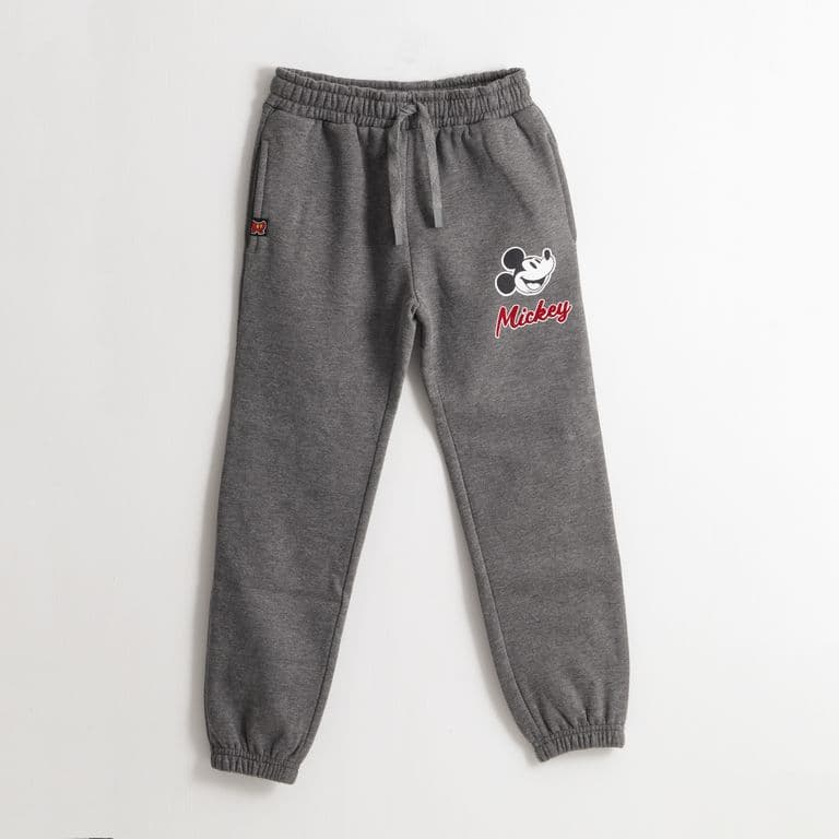 Pantalon de Buzo Nino Mickey Mouse Gris Gris 4