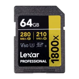 Sd Professional 1800x 64gb V60 Uhs-ii 280mbs