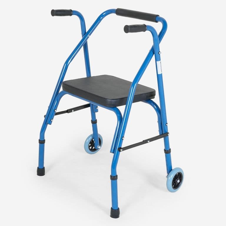 Andador 2 Ruedas Plegable con Asiento Premium 2.0